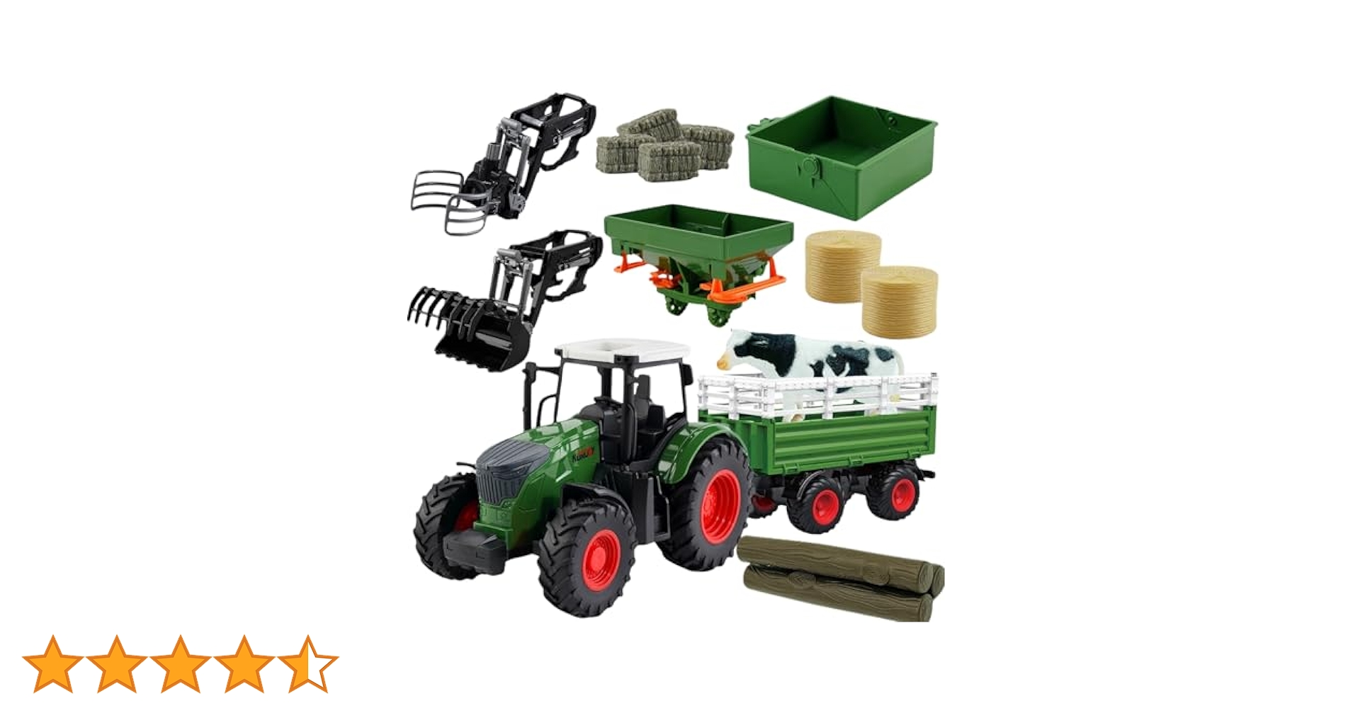 1/16スケール　トラクター　ダンプトレーラー付き Amazon.co.jp: TOYABI 1/16スケール リアルな建設ダンプトラック